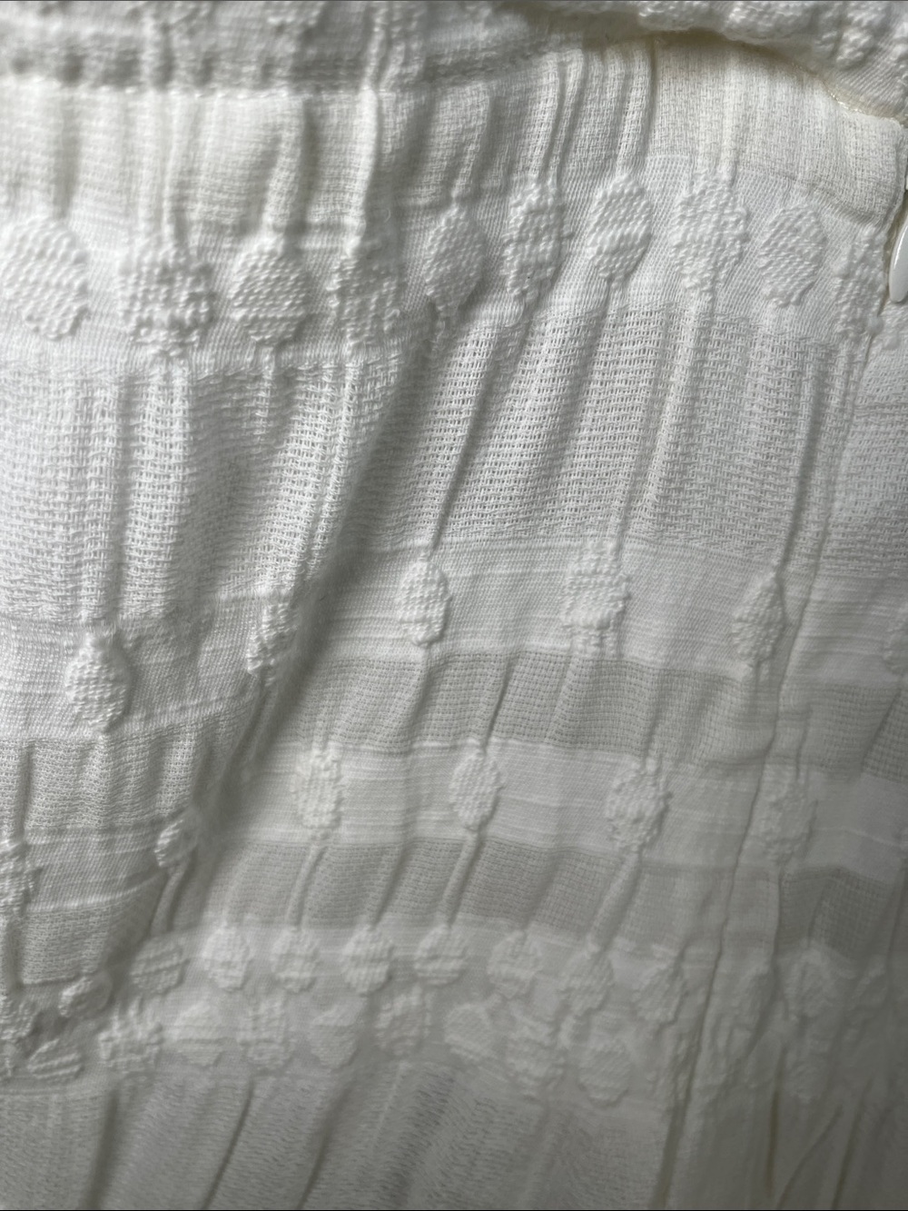 Josie Natori Women’s Cream Textured Strappy size 10 off white - Picture 5 of 6